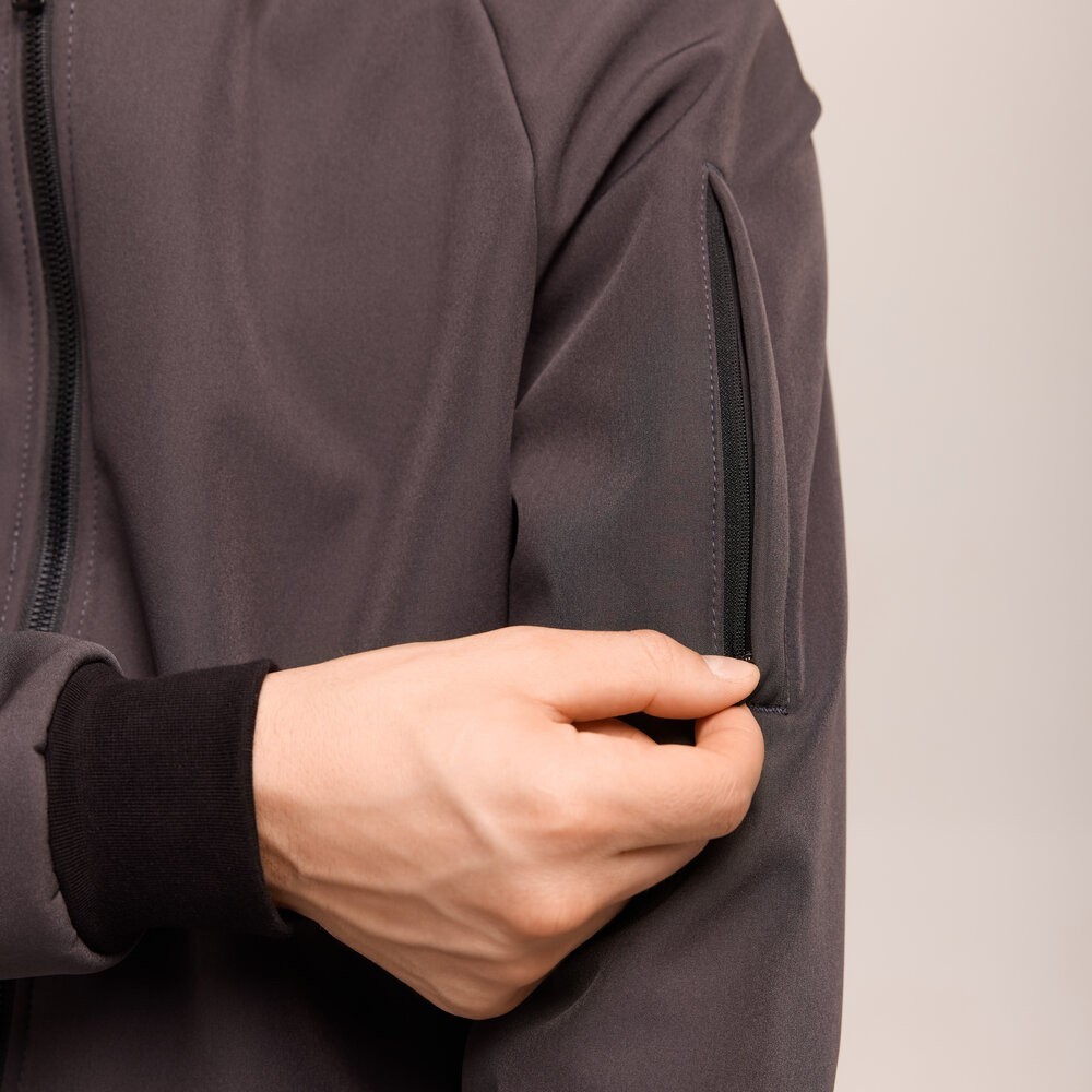 Бомбер Pobedov Thunder Темно-сірий M OWbb3 167Mdge, укр, укр