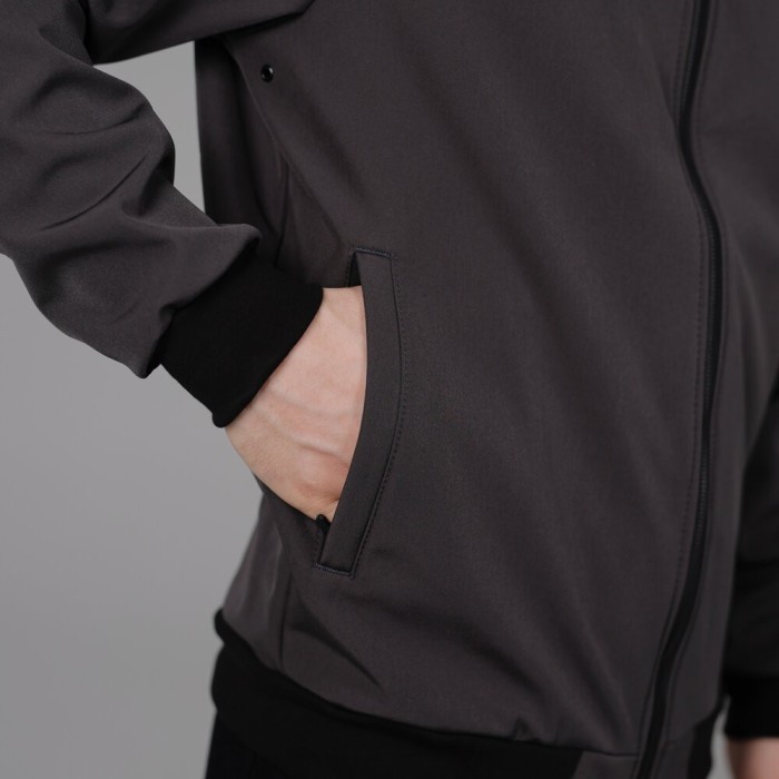 Бомбер Pobedov Thunder Темно-серый M OWbb3 167Mdge