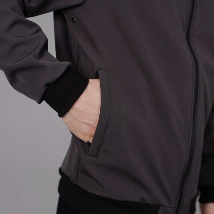 Бомбер Pobedov Thunder Темно-серый M OWbb3 167Mdge