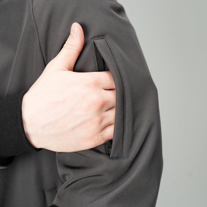 Бомбер Pobedov Thunder Темно-серый M OWbb3 167Mdge