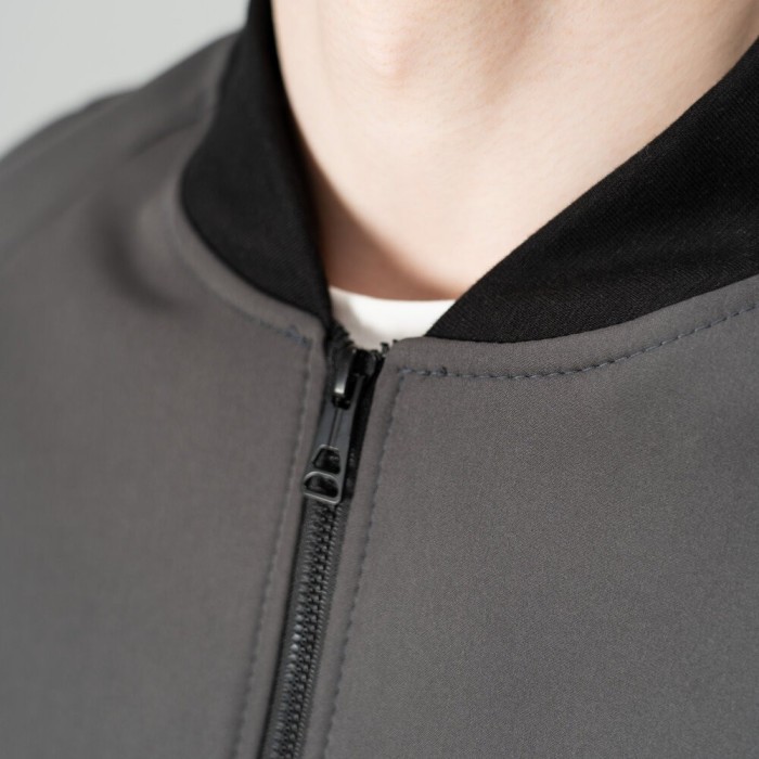 Бомбер Pobedov Thunder Темно-серый M OWbb3 167Mdge