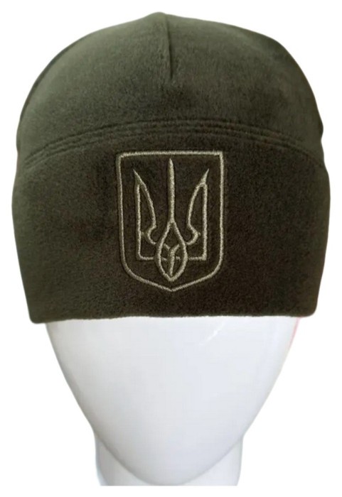Шапка флисовая герб Ranger олива 55-57 (RA8953)