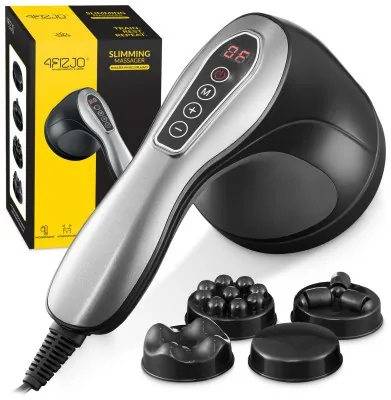 Ручной антицеллюлитный массажер для тела 4FIZJO Body Shaping 4 в 1 Black (P-5907739319128)