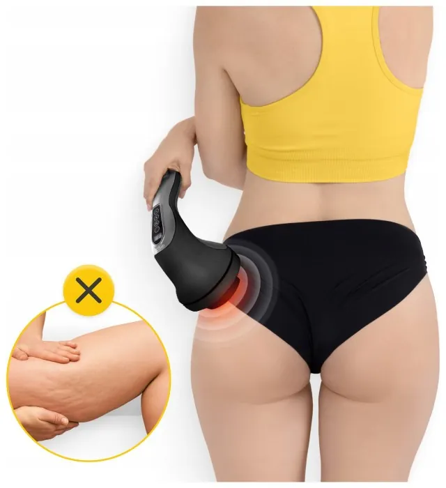 Ручной антицеллюлитный массажер для тела 4FIZJO Body Shaping 4 в 1 Black (P-5907739319128)