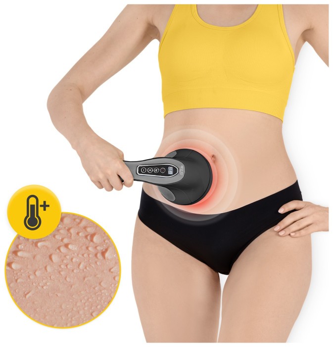 Ручной антицеллюлитный массажер для тела 4FIZJO Body Shaping 4 в 1 Black (P-5907739319128)