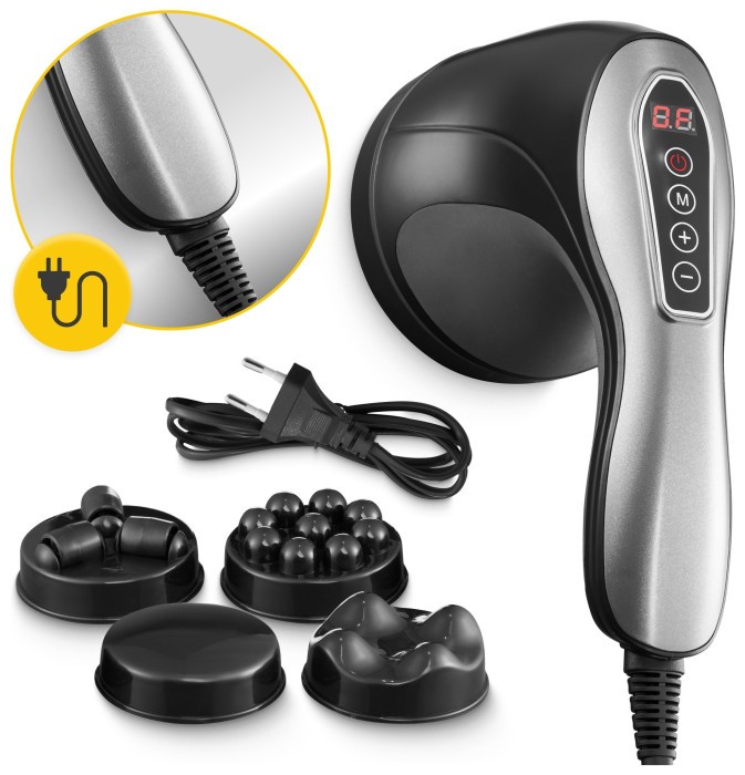 Ручной антицеллюлитный массажер для тела 4FIZJO Body Shaping 4 в 1 Black (P-5907739319128)