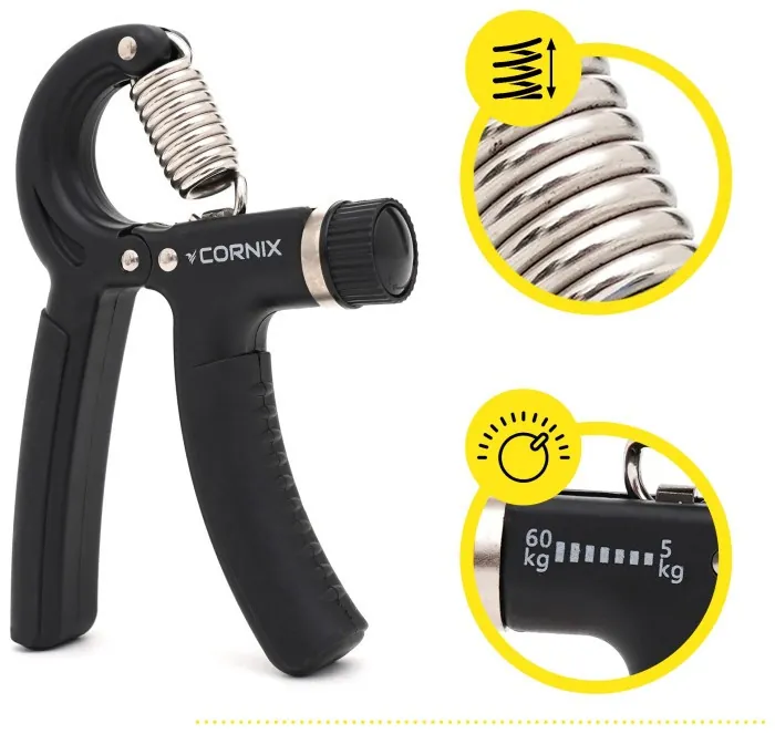 Набор эспандеров Cornix Hand Grip Workout Kit 5шт XR-0269 Black