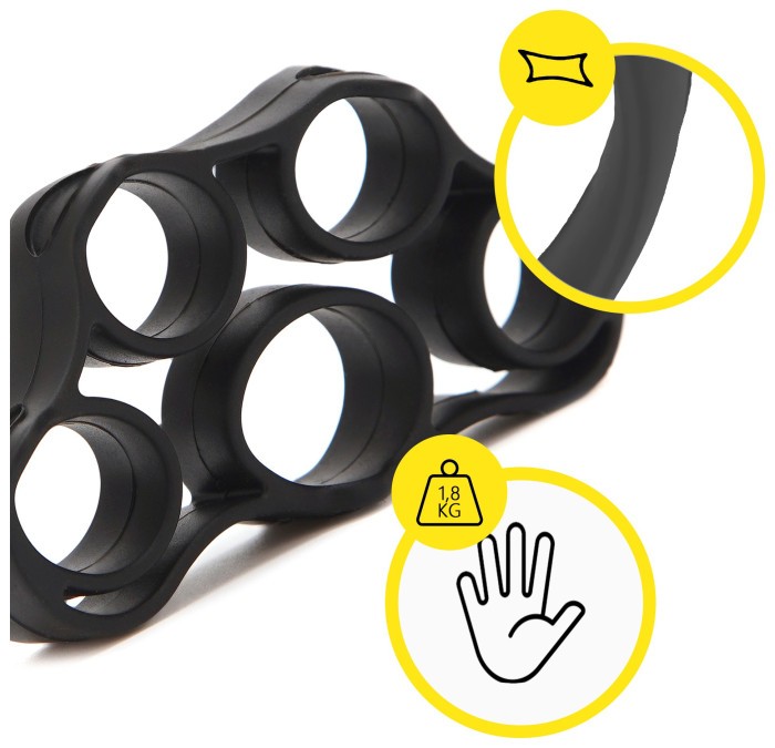 Набор эспандеров Cornix Hand Grip Workout Kit 5шт XR-0269 Black