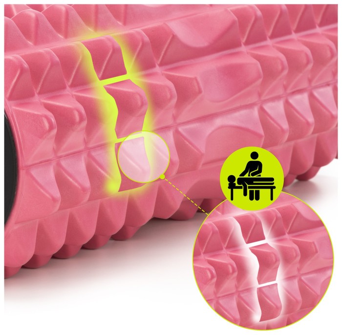 Масажний ролик Actiget EVA 33 x 13 см (валик, роллер) ACT0100 Pink