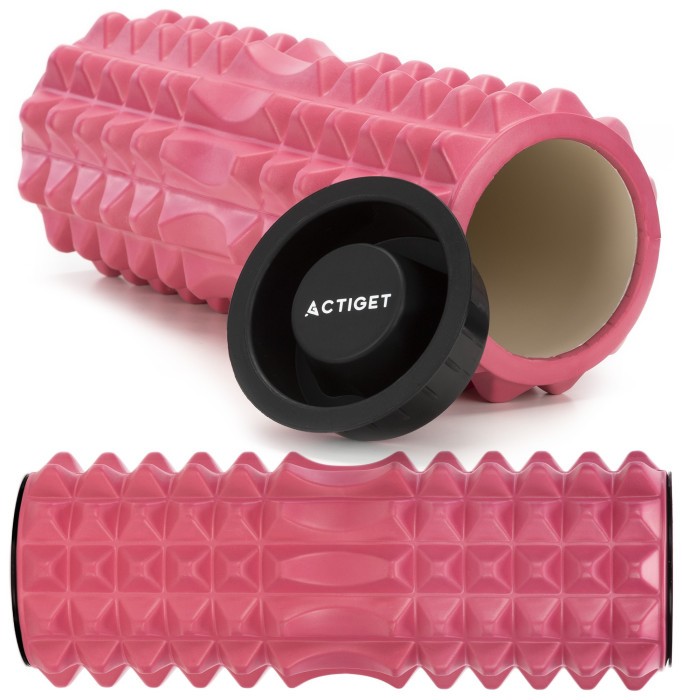 Масажний ролик Actiget EVA 33 x 13 см (валик, роллер) ACT0100 Pink