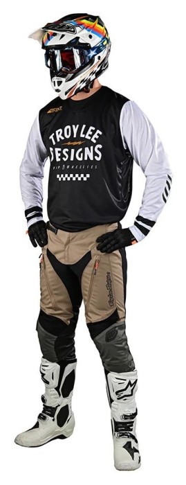 Мото Джерсі TLD Scout GP Jersey RIDE ON [BLACK/WHITE] S