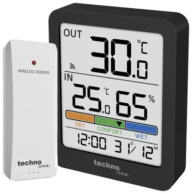 Термогигрометр Technoline WS9488 Anthracite (WS9488)