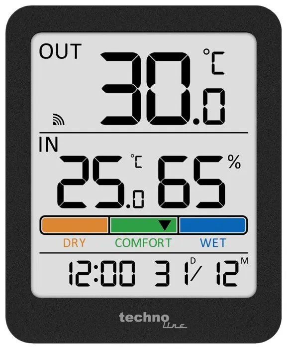Термогигрометр Technoline WS9488 Anthracite (WS9488)