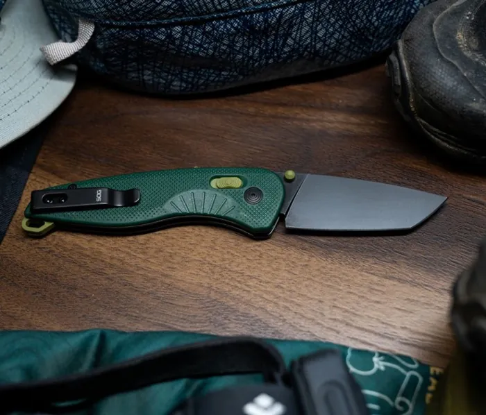Розкладний ніж SOG Aegis AT, Forest/Moss, Tanto