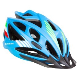 Шолом велосипедний із козирком СIGNA WT-036 (синій) (L (58-61см))
