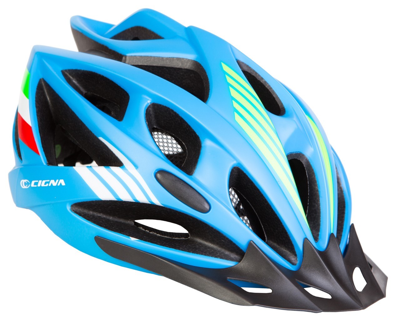 Шолом велосипедний із козирком СIGNA WT-036 (синій)