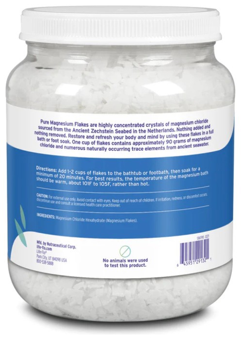 Pure Magnesium Flakes - 44 oz