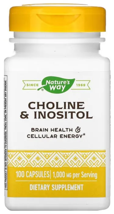 Choline & Inositol - 100 caps, укр, укр