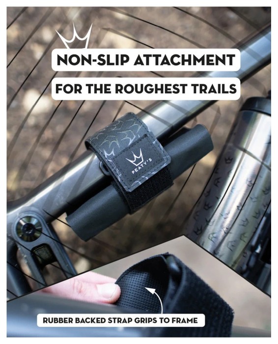 Органайзер на раму для инструмента Peaty's HoldFast Trail Tool Wrap, Nightrider Black