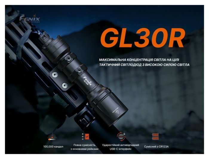 Ліхтар до пістолета Fenix GL30R