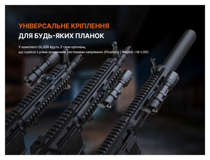 Ліхтар до пістолета Fenix GL30R