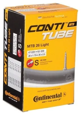 Камера Continental MTB Tube Light 26" S42 RE [47-559->60-559]