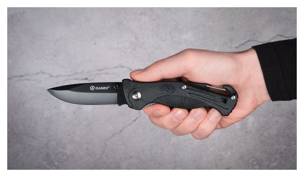 Нож складной Ganzo G611 черный