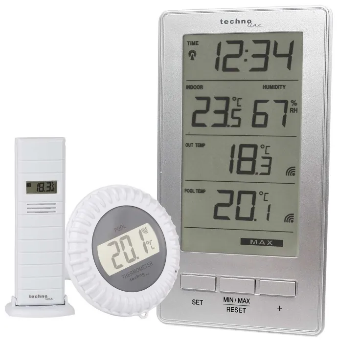 Термогігрометр Technoline WS9069 IT Silver (WS9069)