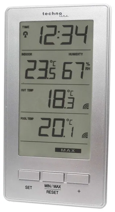 Термогігрометр Technoline WS9069 IT Silver (WS9069)
