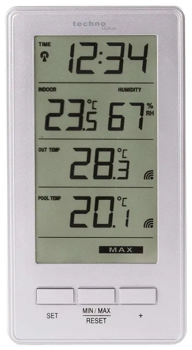 Термогігрометр Technoline WS9069 IT Silver (WS9069)