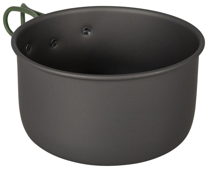 Набір посуду Bo-Camp Explorer 3 Pieces Hard Anodized Grey/Green (2200239)