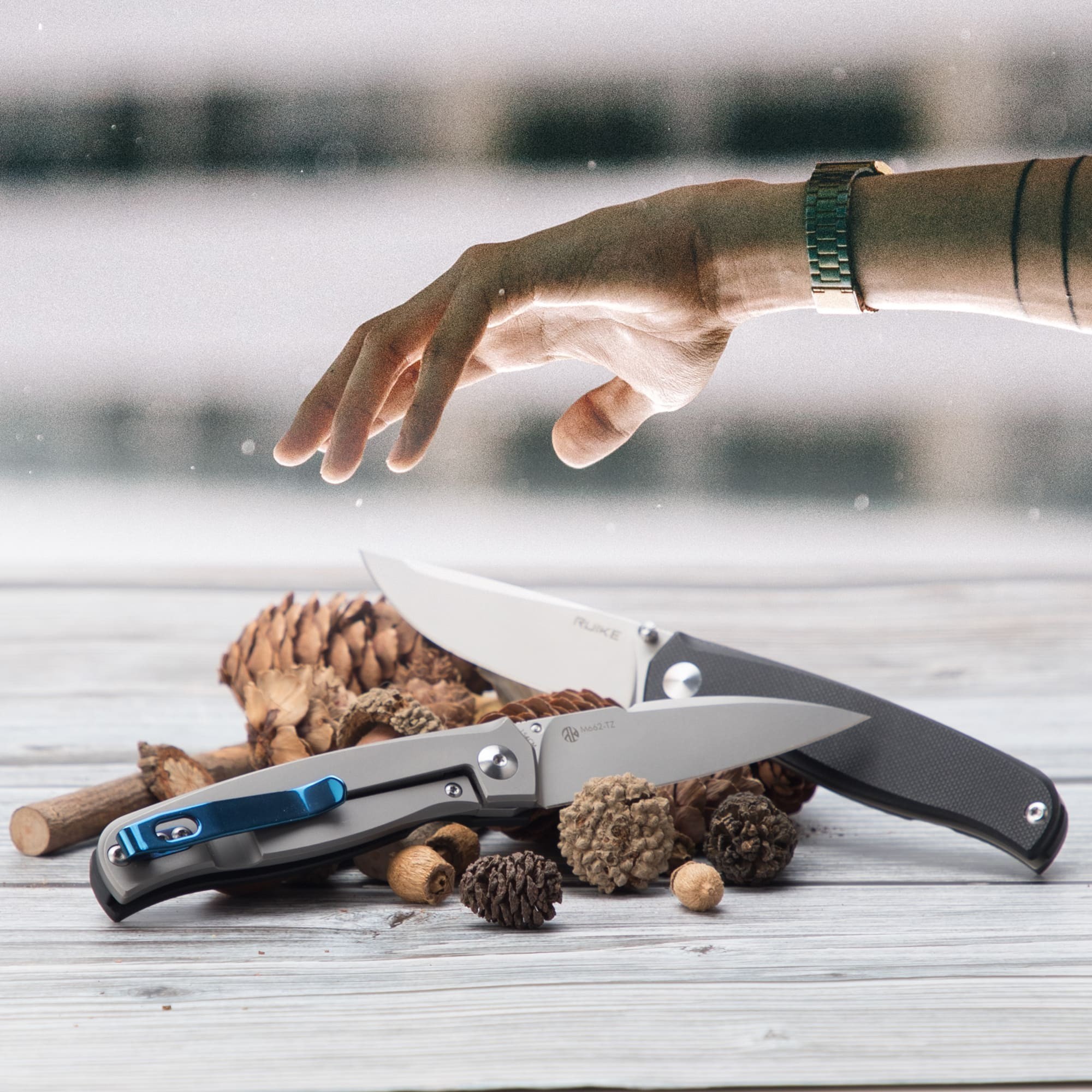 Ніж складаний Ruike M661-TZ, укр, укр