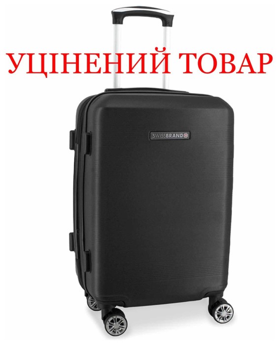 Валіза Swissbrand Cardiff (L) Black (SWB_LHCAR001L) Discounted