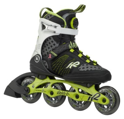 Роликові коньки для дорослих K2 ALEXIS BOA W 39.5 (8.5US) 255мм Black/green/white (3050100)