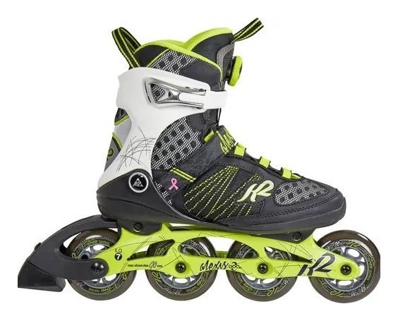 Роликові коньки для дорослих K2 ALEXIS BOA W 39.5 (8.5US) 255мм Black/green/white (3050100)