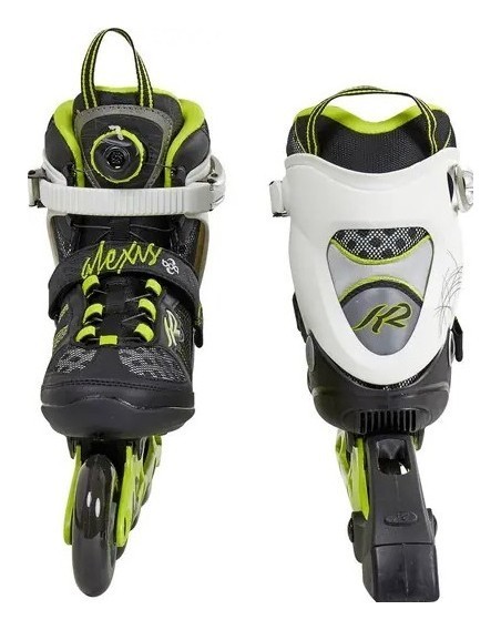 Роликові коньки для дорослих K2 ALEXIS BOA W 39.5 (8.5US) 255мм Black/green/white (3050100)