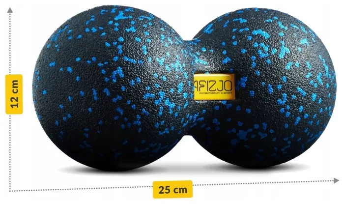 Массажный мяч двойной 4FIZJO EPP DuoBall 12 Black/Blue (P-5907222931349)