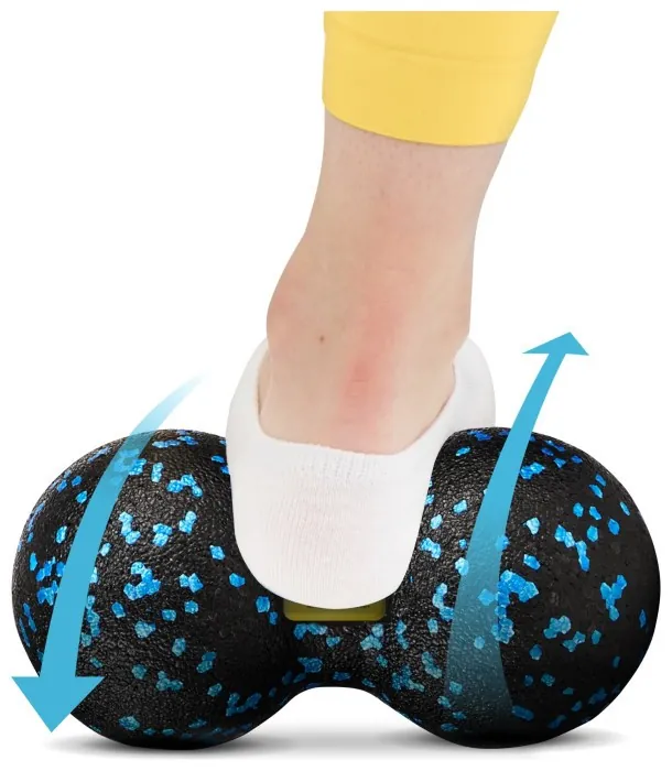 Массажный мяч двойной 4FIZJO EPP DuoBall 12 Black/Blue (P-5907222931349)