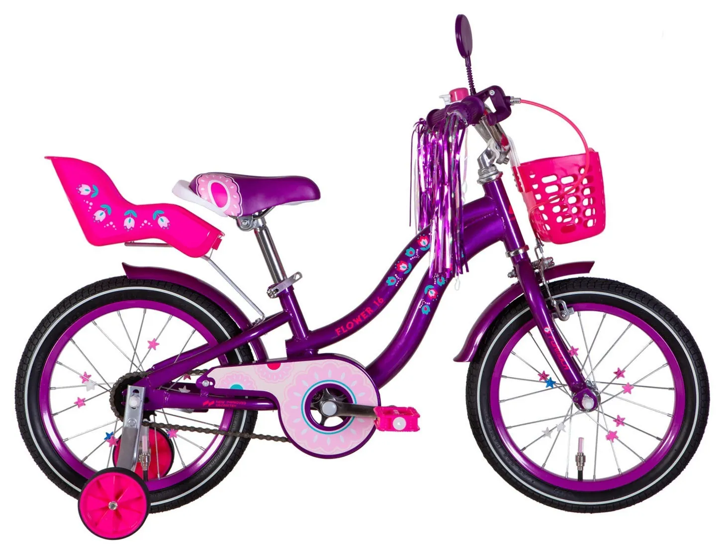 Велосипед ST 16" Formula Kid FLOWER PREMIUM BH рама-8,5" фіолетовий 2026 (OPS-FRK-16-244)