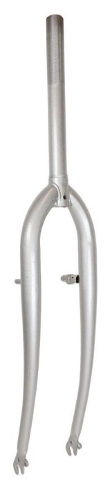 Вилка 28" жорстка Сталь 1" v-br різьб. під ексцентрик шток-220мм срiблястий, укр, укр