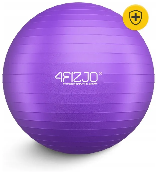 Мяч для фитнеса (фитбол) 4FIZJO 75 см Anti-Burst Violet (P-5905973404815)