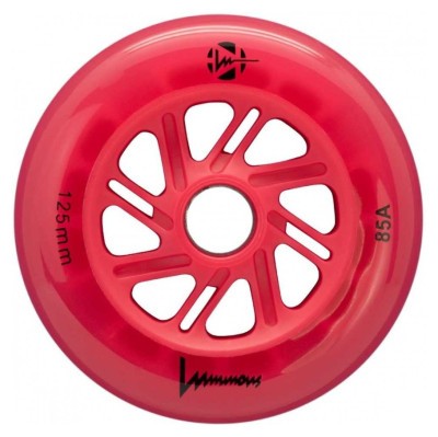 Колеса світяшки FR Skates Luminous 125mm/85A 6-pack Red