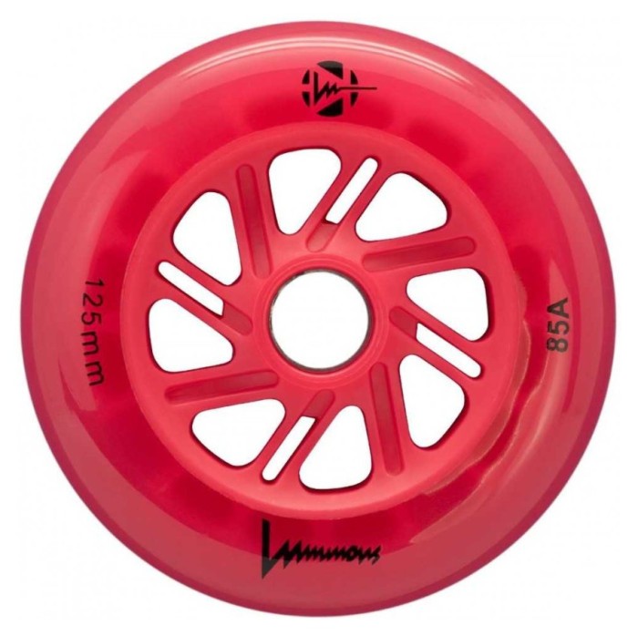 Колеса світяшки FR Skates Luminous 125mm/85A 6-pack Red