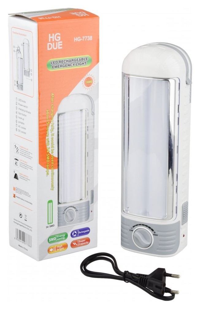 Лампа HG-7738, 1600 mAh компактная Maraton