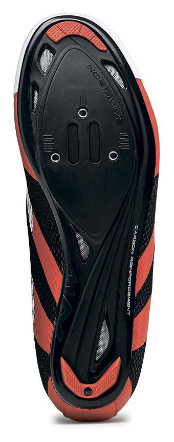 Туфлі велосипедні Northwave SONIC 2 M 42.5 (10.0US) White/black/red (80161015-53) O