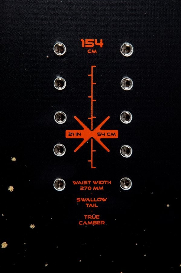 Сноуборд Nitro POW 154 Black orange (830655)