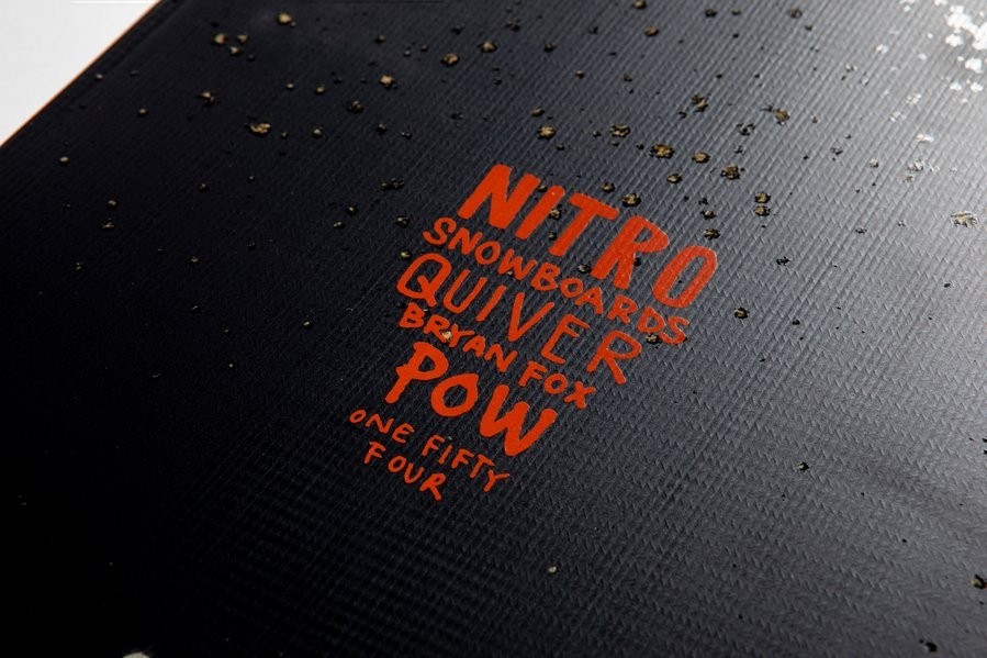 Сноуборд Nitro POW 154 Black orange (830655)