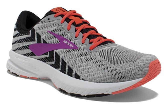Кроссовки женские Brooks LAUNCH 6 W 36.5 (6.0US) Grey/black/purple (1202851B027)