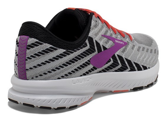 Кроссовки женские Brooks LAUNCH 6 W 36.5 (6.0US) Grey/black/purple (1202851B027)