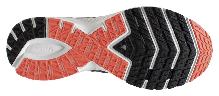 Кроссовки женские Brooks LAUNCH 6 W 36.5 (6.0US) Grey/black/purple (1202851B027)